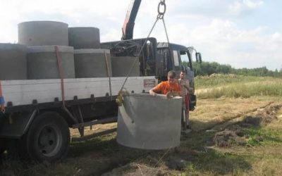 Перевозка бетонных колец и колодцев манипулятором - Петрозаводск, цены, предложения специалистов
