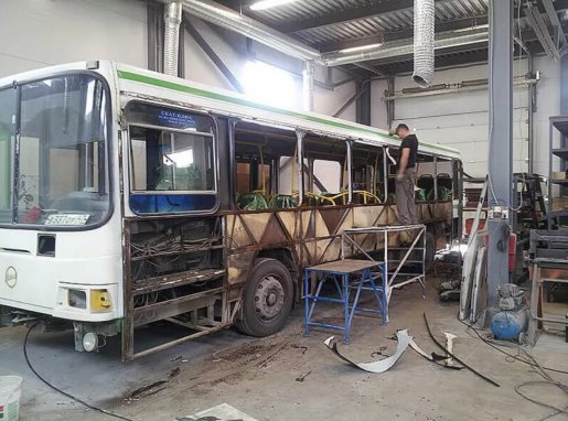 Ремонт автобусов, замена стекол, ремонт кузова стоимость ремонта и где отремонтировать - Петрозаводск