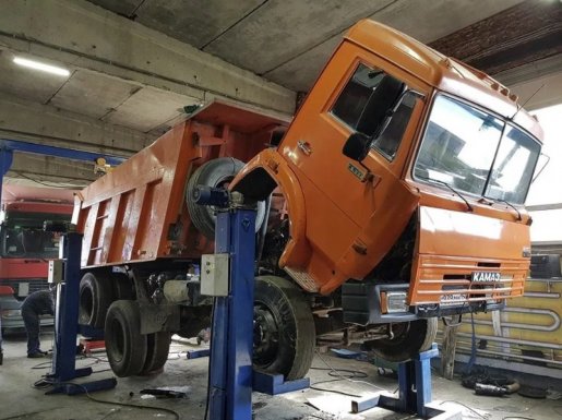 Ремонт самосвалов (кузов, ходовая, двигатель) стоимость ремонта и где отремонтировать - Петрозаводск