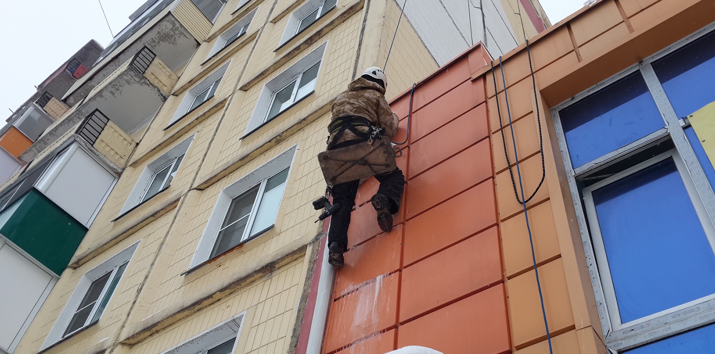 Услуги промышленных альпинистов для высотных работ в Беломорске