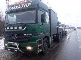 Эвакуация грузовых авто и автобусов